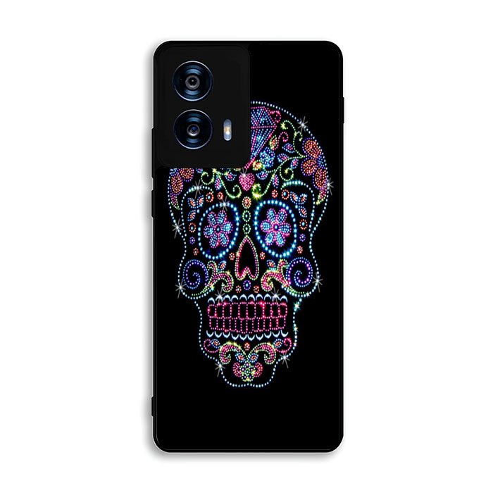 SUGAR SKULL CROW HONEY BIRD FLOWER Motorola Moto G Power 5G 2024 Case BC2995