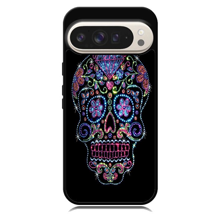 SUGAR SKULL CROW HONEY BIRD FLOWER Google Pixel 10 Pro XL Case BC2995