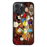 Peanuts In Background Wood Art Case iPhone 15 Pro BC2977