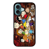 Peanuts In Background Wood Art Case iPhone 16 Plus BC2977