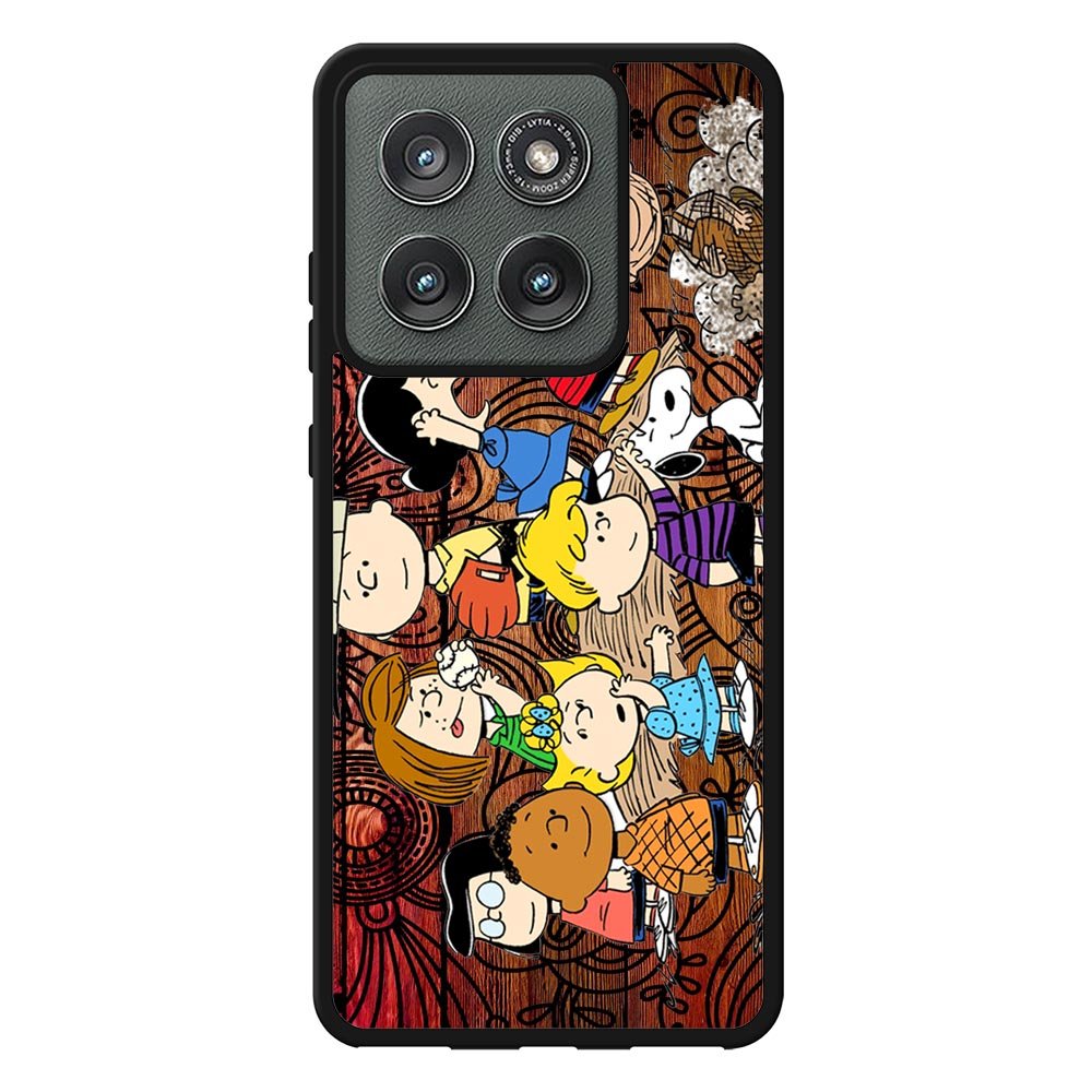 Peanuts In Background Wood Art Case Motorola Moto Edge 2025 BC2977