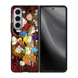 Peanuts In Background Wood Art Case Samsung Galaxy z Fold 5 5G BC2977