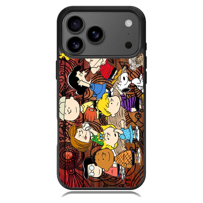 Peanuts In Background Wood Art iPhone 17 Pro Case BC2977