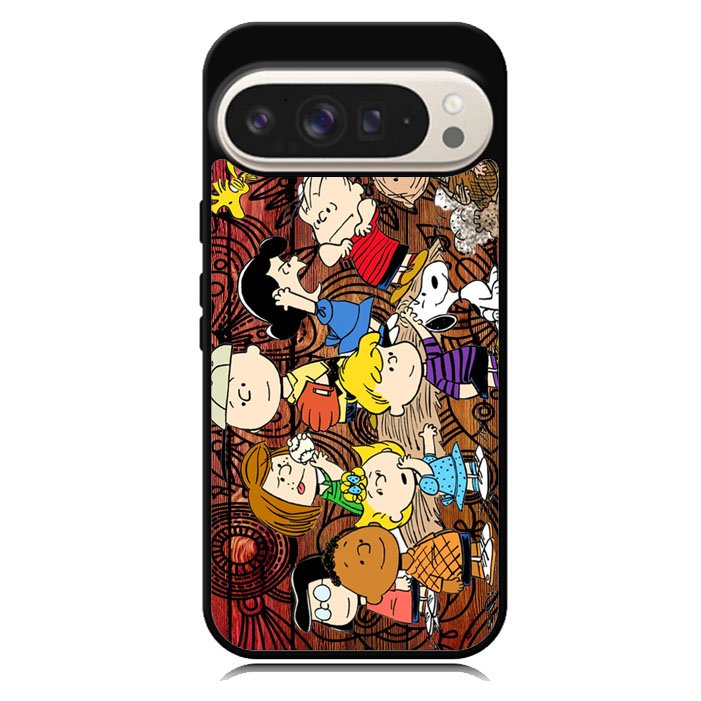 Peanuts In Background Wood Art Google Pixel 10 Pro XL Case BC2977