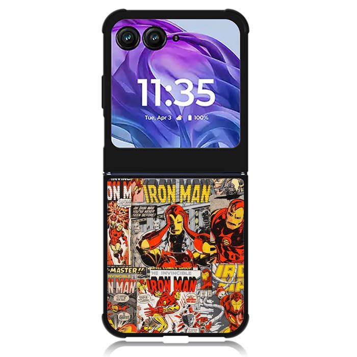 Iron Man 1st Motorola Moto Razr 2024 , Moto Razr 50 Case