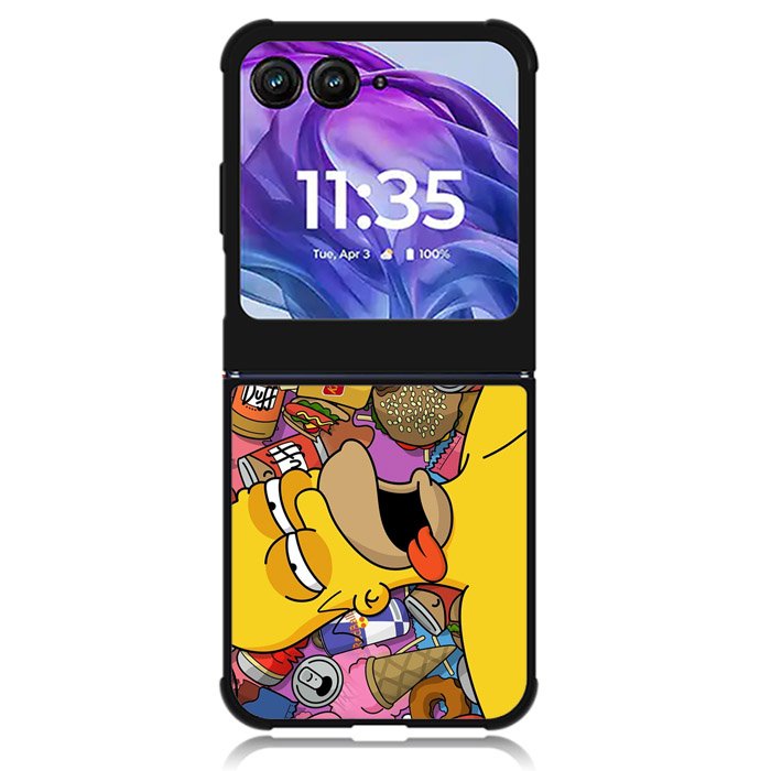 The Simpson 2nd Motorola Moto Razr 2024 , Moto Razr 50 Case