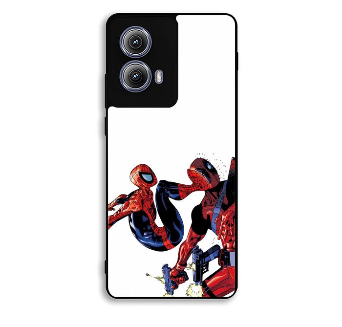Deadpool x Spiderman Marvel Motorola Moto Edge 2024 Case FE5443