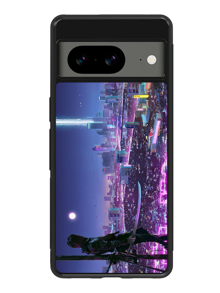 Cyberpunk City Google Pixel 8a Case