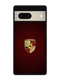 Porsche Logo Carbon Red Google Pixel 7 Case