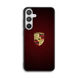 Porsche Logo Carbon Red Samsung Galaxy A26 Case FE0398