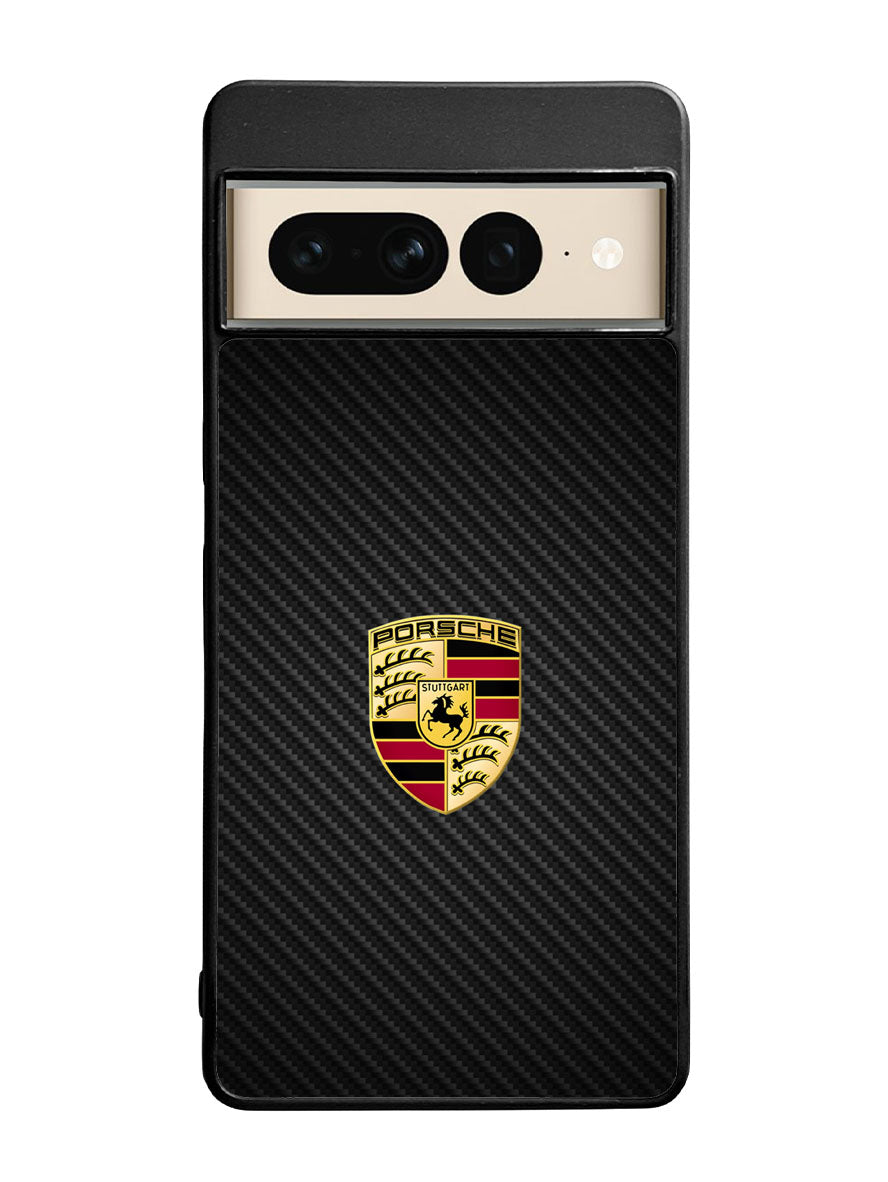 Porsche Logo Carbon Google Pixel 7 Pro Case