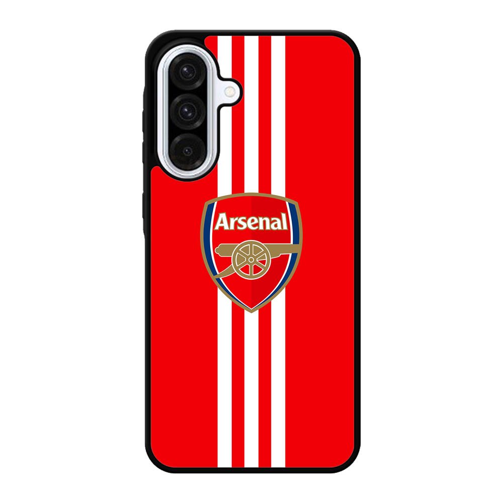 Arsenal Three Stripes Samsung Galaxy A56 Case FE4334