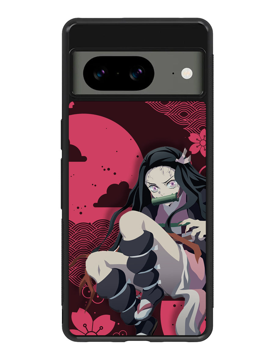 Nezuko Kimetsu no Yaiba Google Pixel 8a Case