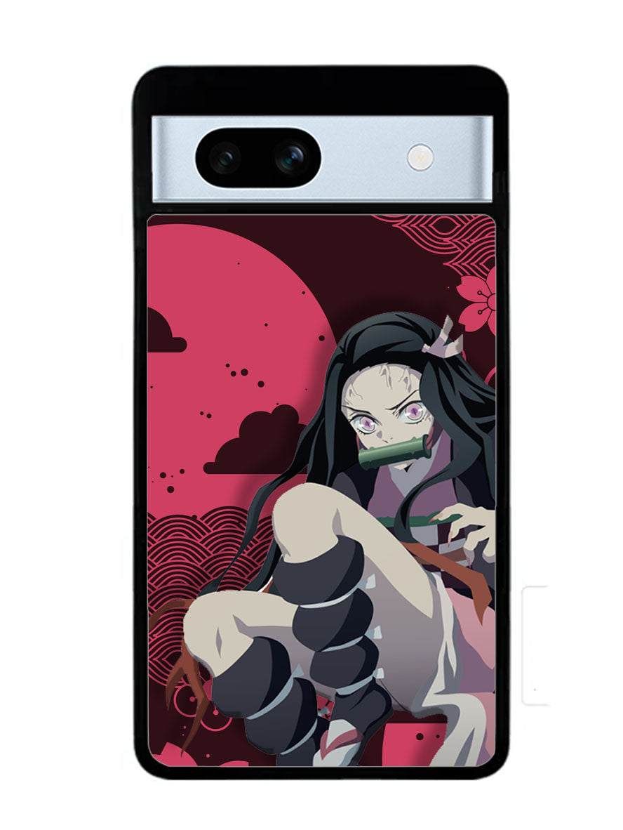 Nezuko Kimetsu no Yaiba Google Pixel 7A Case