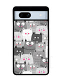 Cat Pattern Google Pixel 7A Case