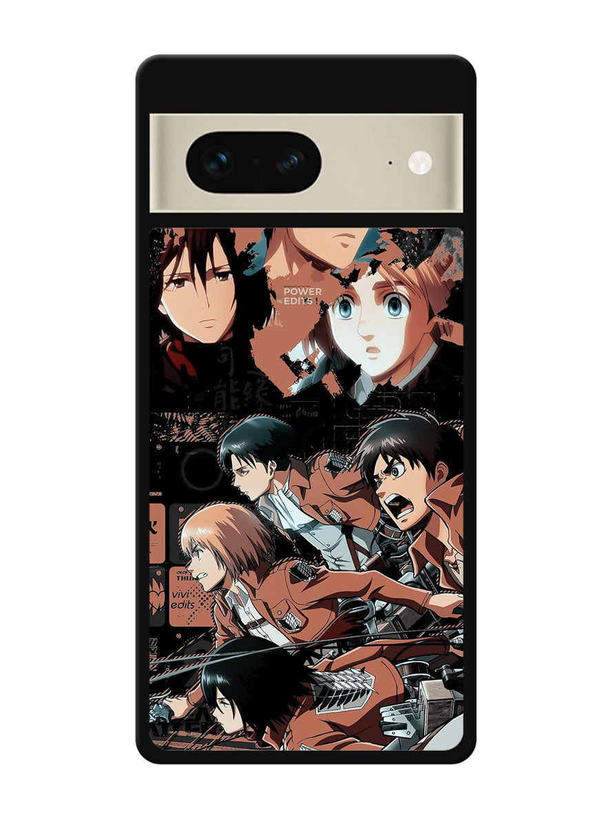 Eren Mikasa Attack On Titan Google Pixel 7 Case