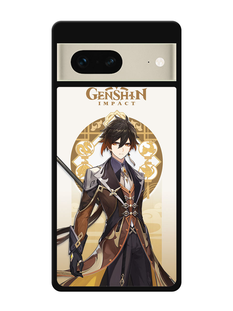 Zhongli Genshin Impact Google Pixel 7 Case