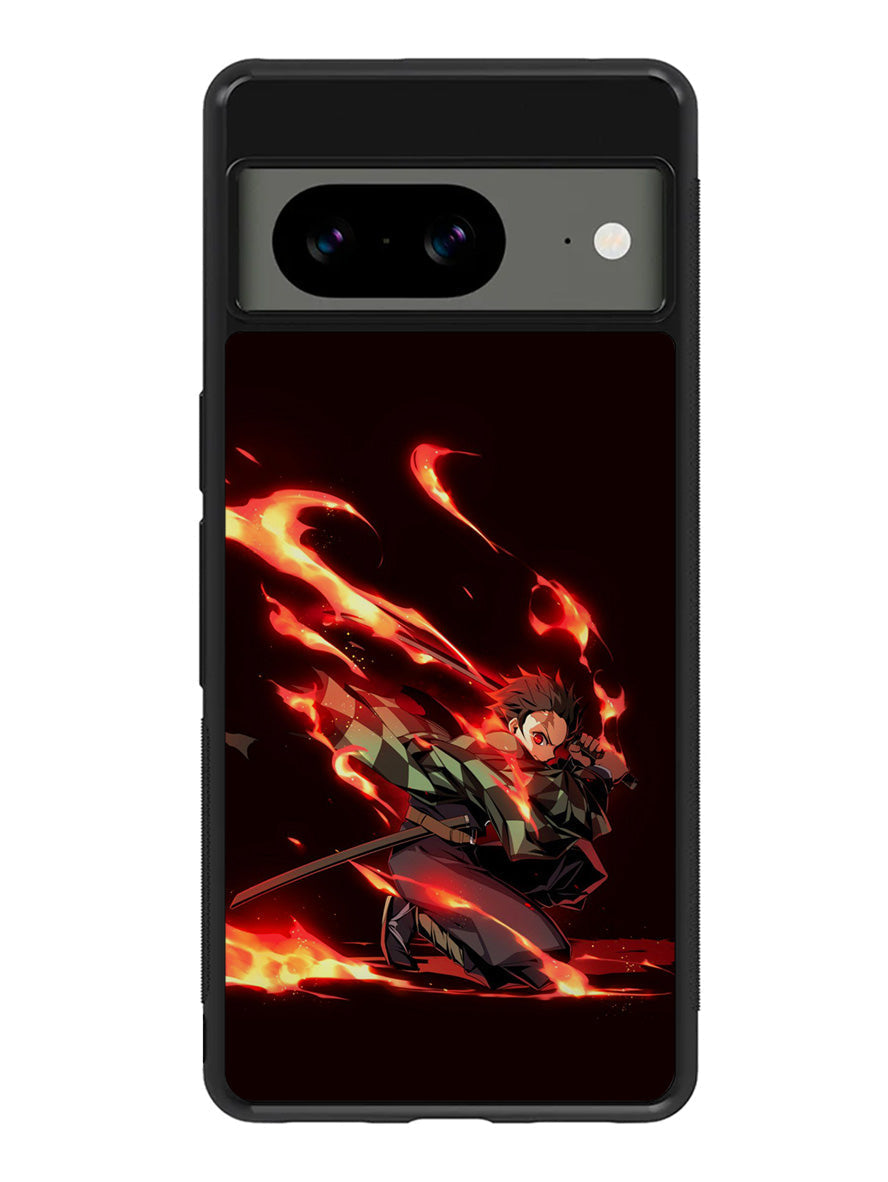 Tanjiro Demon Slayer Aniem Google Pixel 8a Case