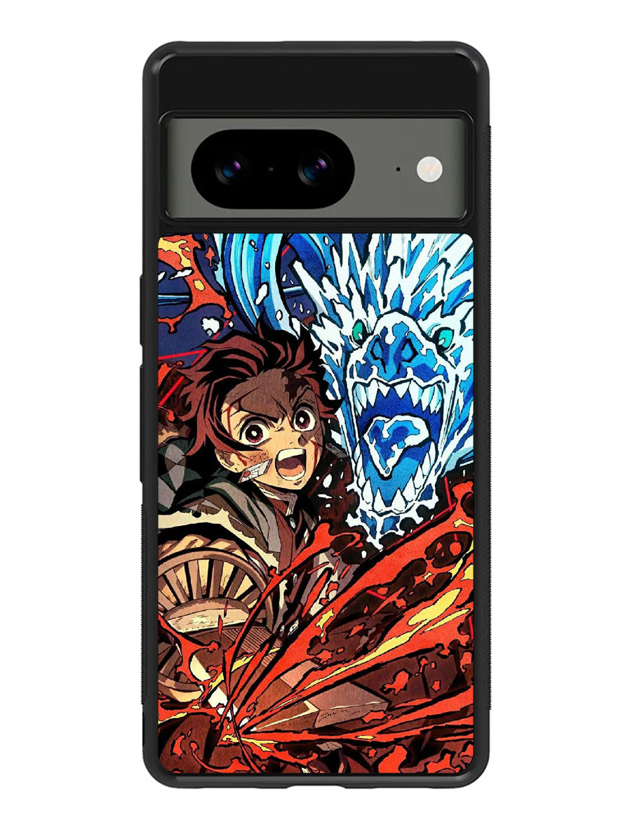 Tanjiro Demon Slayer Google Pixel 8a Case