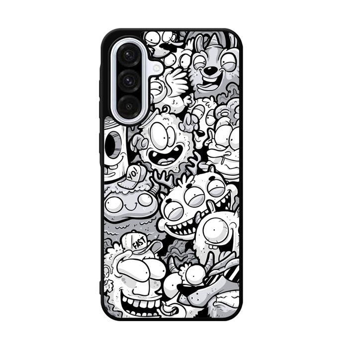 Doodle Art Cartoon Samsung Galaxy A36 Case FE7820