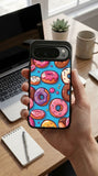 Donuts Sprinkle Protective Case Compatible with iPhone, Samsung & Google Pixel YW0082