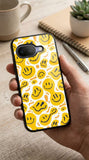 Smiley Faces Protective Case Compatible with iPhone, Samsung & Google Pixel YW0084