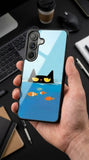 Cat And Fish Protective Case Compatible with iPhone, Samsung & Google Pixel YW0087