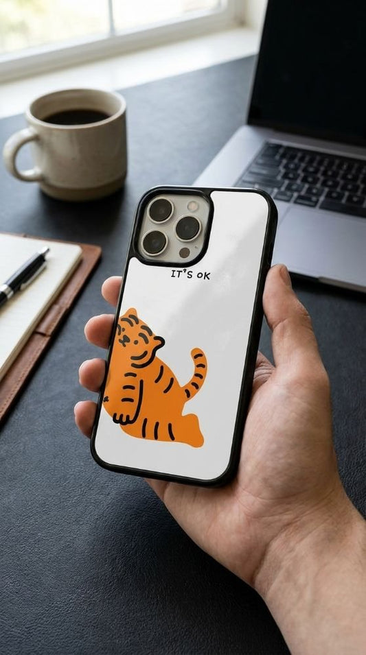 Lazy Cat Protective Case Compatible with iPhone, Samsung & Google Pixel YW0088