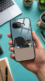 Black Cat Protective Case Compatible with iPhone, Samsung & Google Pixel YW0089