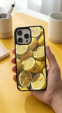 Lemon Art Protective Case Compatible with iPhone, Samsung & Google Pixel YW0093