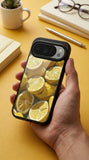 Lemon Art Protective Case Compatible with iPhone, Samsung & Google Pixel YW0093
