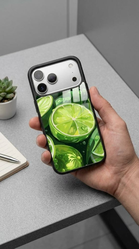 Citrus Lime Protective Case Compatible with iPhone, Samsung & Google Pixel YW0094