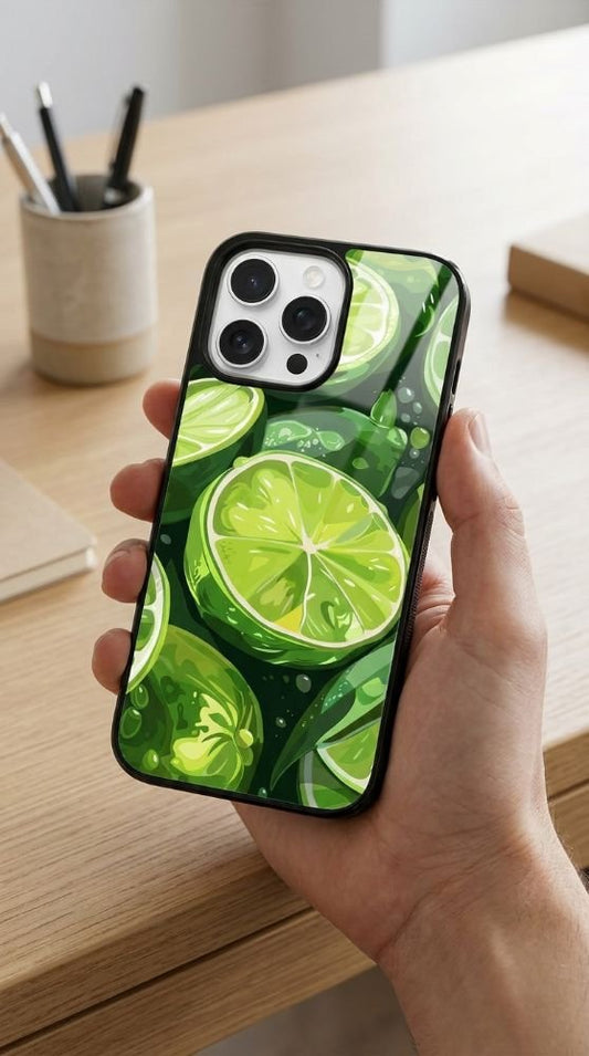 Citrus Lime Protective Case Compatible with iPhone, Samsung & Google Pixel YW0094