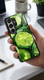 Citrus Lime Protective Case Compatible with iPhone, Samsung & Google Pixel YW0094