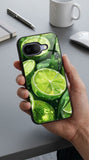 Citrus Lime Protective Case Compatible with iPhone, Samsung & Google Pixel YW0094