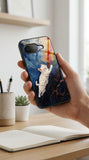 Cat Painting Protective Case Compatible with iPhone, Samsung & Google Pixel YW0095