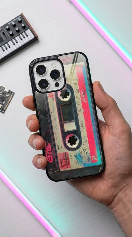 Retro Punk Cassette Protective Case Compatible with iPhone, Samsung & Google Pixel YW0097