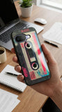 Retro Punk Cassette Protective Case Compatible with iPhone, Samsung & Google Pixel YW0097