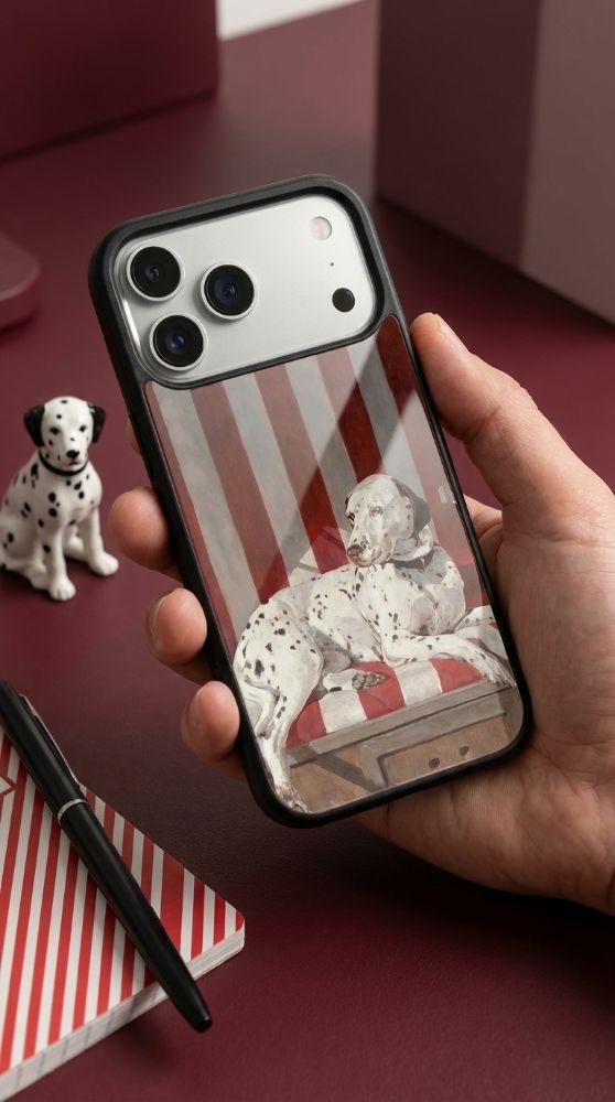 Dalmation Dog Protective Case Compatible with iPhone, Samsung & Google Pixel YW0099