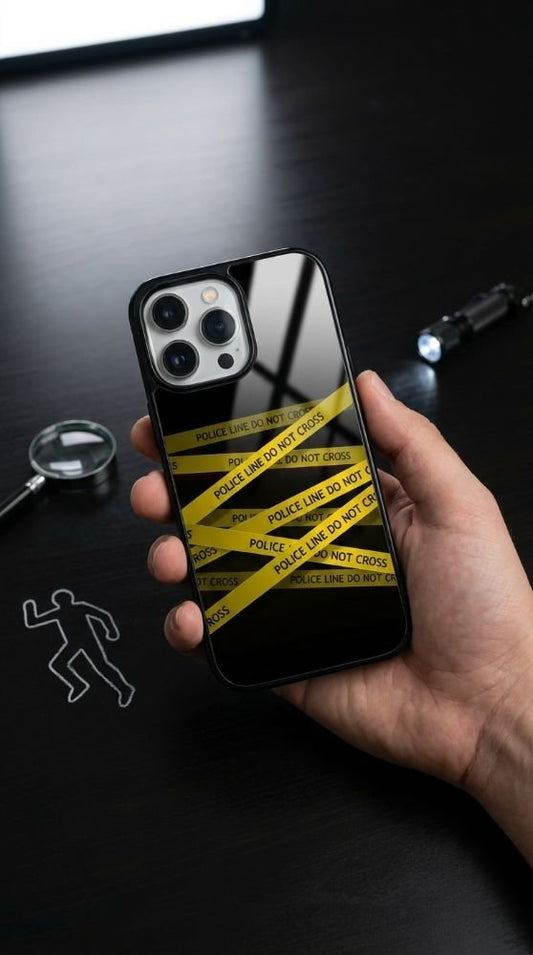 Police Line Protective Case Compatible with iPhone, Samsung & Google Pixel YW0100