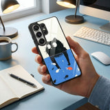 Cat And Fish Protective Case Compatible with iPhone, Samsung & Google Pixel YW0102