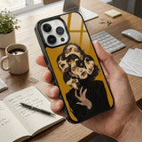 Two Faces Lady Protective Case Compatible with iPhone, Samsung & Google Pixel YW0106