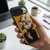 Two Faces Lady Protective Case Compatible with iPhone, Samsung & Google Pixel YW0106