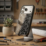 Art Tribal Protective Case Compatible with iPhone, Samsung & Google Pixel YW0110