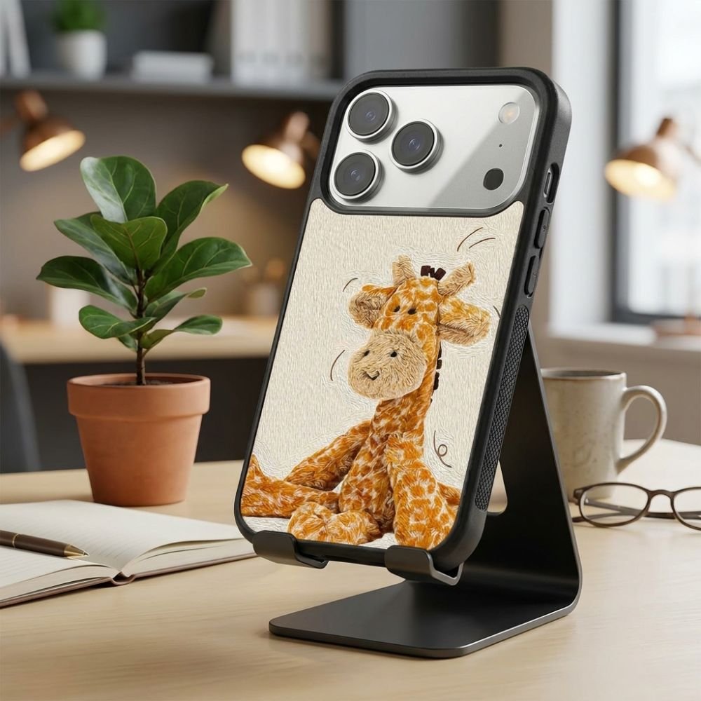 Giraffe Doll Protective Case Compatible with iPhone, Samsung & Google Pixel YW0111