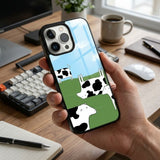 Funny Cow Protective Case Compatible with iPhone, Samsung & Google Pixel YW0114
