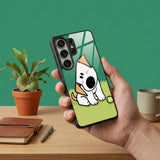 Cute Dog With Ball Protective Case Compatible with iPhone, Samsung & Google Pixel YW0121