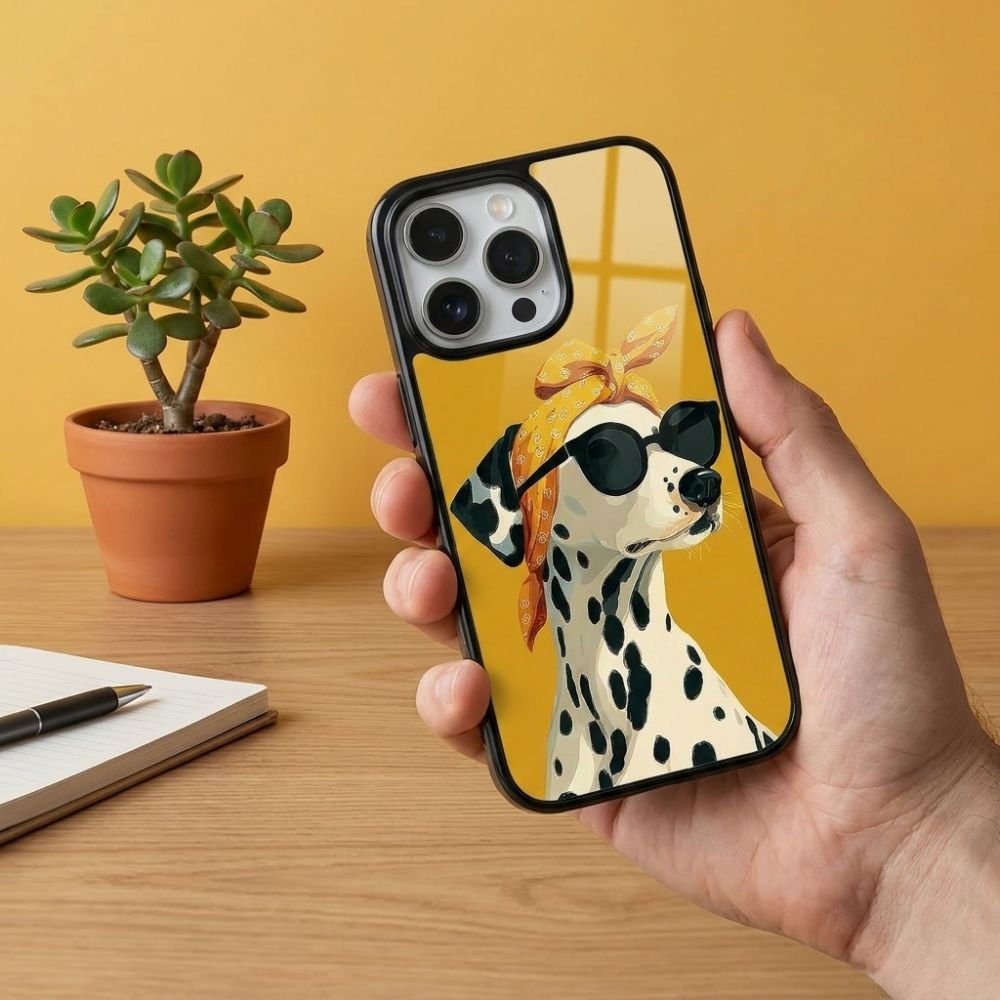 Retro Dalmation Protective Case Compatible with iPhone, Samsung & Google Pixel YW0124