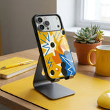 Abstract Pattern Protective Case Compatible with iPhone, Samsung & Google Pixel YW0125