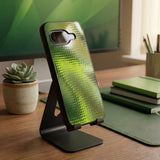 Ripple Glass Green Protective Case Compatible with iPhone, Samsung & Google Pixel YW0129